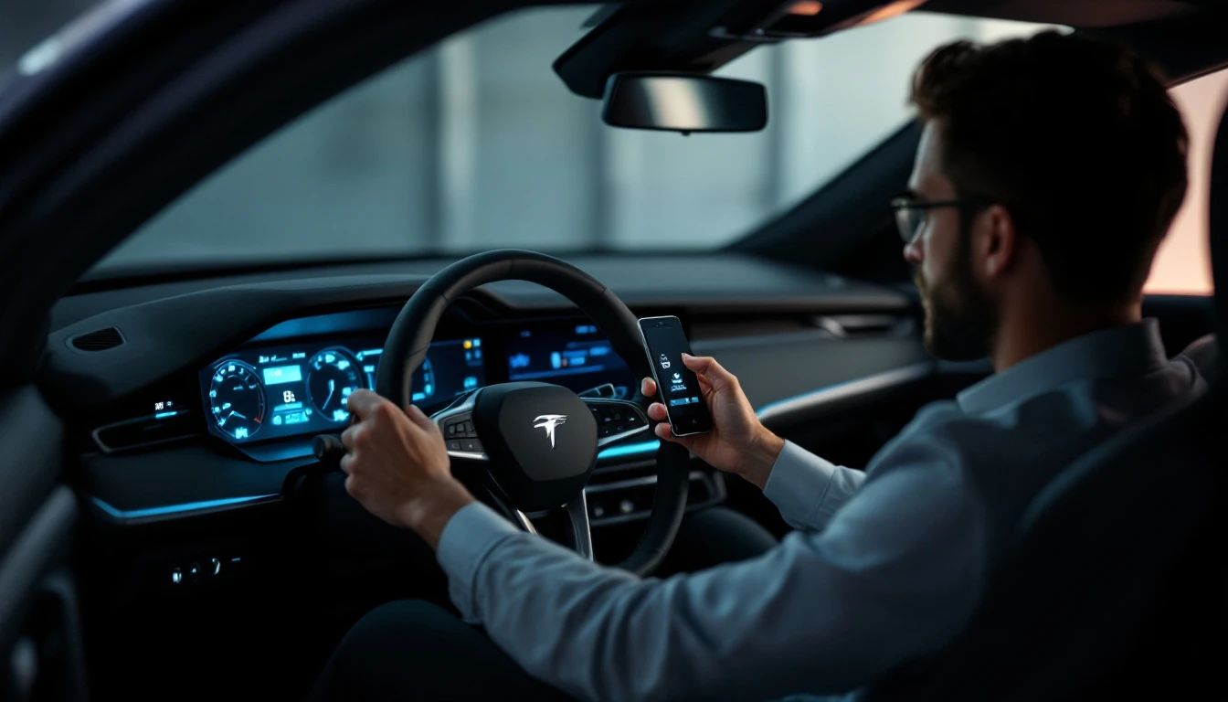 Push-to-start smart key fob being programmed by a mobile locksmith in Fort Worth