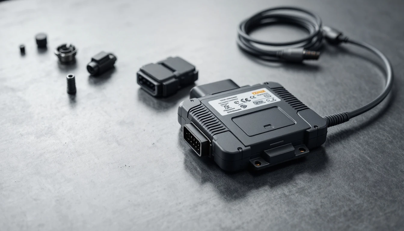 Mobile locksmith connecting a diagnostic tool to program a car module in Fort Worth